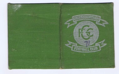 Document - Membership Ticket - Digital Image, Greensborough Football Club, Greensborough Football Club, 1971, 1971_
