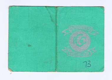 Membership Ticket - Digital Image, Greensborough Football Club, 1973, 1973_