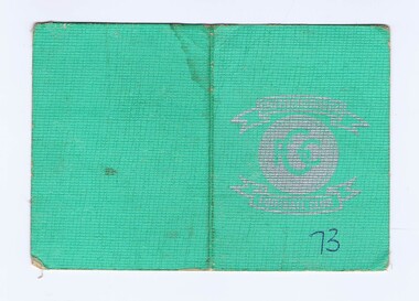 Document - Membership Ticket - Digital Image, Greensborough Football Club, Greensborough Football Club, 1973, 1973_