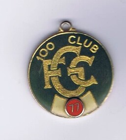 Medallion - Digital Image, Greensborough Football Club, Greensborough Football Club. 100 Club, 1977, 1977_