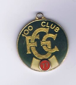Memorabilia - Medallion - Digital Image, Greensborough Football Club, Greensborough Football Club. 100 Club, 1977, 1977_