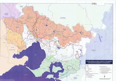 Maps, Greater Melbourne Water Authority, Municipality and Registered Aboriginal party Boundaries, 18/07/2018