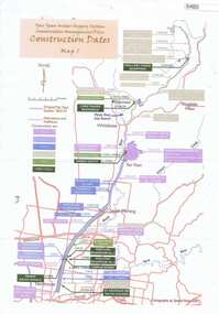 Maps, Yan Yean Water Supply System Conservation Management Plan: Construction dates Map 1, 2007_