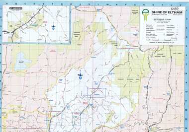 Map, Shire of Eltham, 1990c