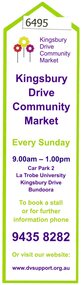 Bookmark, Kingsbury Drive Community Market, 2018_