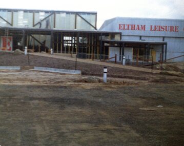 Photographs, Eltham Leisure Centre: nearing completion, May 1980, 1980_05