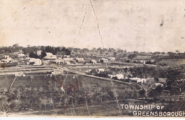 Photograph - Digital Image, Greensborough township c1900, 1900s