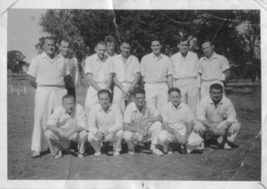 Photograph - Digital image, Nance Reardon, Greensborough Cricket Club 1940s or 50s, 1940o
