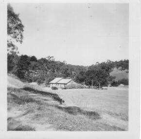 Photograph - Digital image, Nance Reardon, Greensborough Football  ground and kiosk 1950s, 1950s