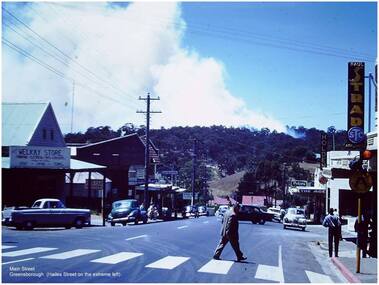 Photograph - Digital Image, Paul de Sauty, Main Street Greensborough, 1960s, 1960s