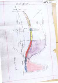 Map, Poulter Avenue transverse, 1900 c