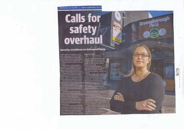 Newspaper Clipping, Calls for safety overhaul, 17/07/2019
