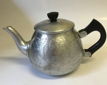 Teapot, Swan [brand] teapot, 1960s