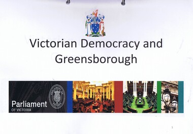 Folder, Victorian democracy and Greensborough, compiled by Anne Paul, 2019_06