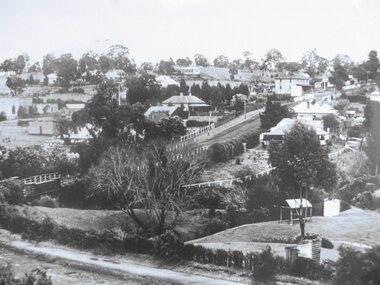 Photograph - Digital Image, Lower Main Street Greensborough c1930s, 1930s