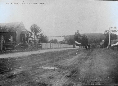 Photograph - Digital Image, Methodist Church, Main Street Greensborough c1910s, 1910s