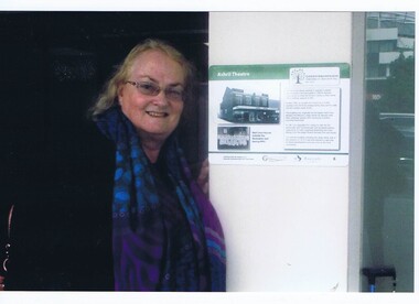 Photograph - Digital Image, Rosie Bray, Jill Riley and the Ashril plaque, 28/07/2018