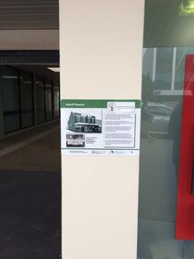 Photograph - Digital Image, Chris Foster, Ashril Theatre (Main Street Plaques Project), 17/05/2018