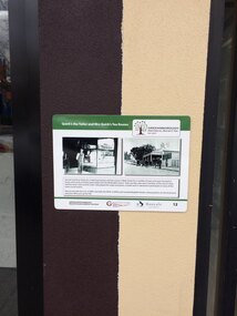 Photograph - Digital Image, Chris Foster, Quirk the tailor and Mrs Quirk's tearoom, Greensborough (Main Street Plaques Project), 17/05/2018
