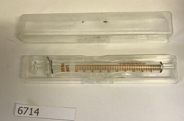 Syringe, Insulin syringe, 1960c