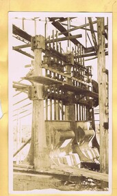 Photograph - Digital Image, Mystery mine photographs: 10-head stamper battery for crushing ore, 1935c