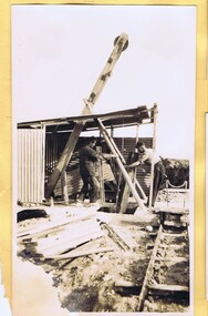 Photograph - Digital Image, Mystery mine photographs: Shaft and pulley 2, 1935c