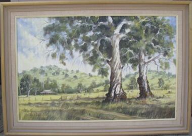 Painting - Digital Image, Farmhouse, East Gippsland, by Alan Sartori, 2018_