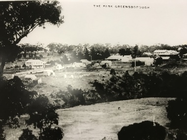 Photograph, The Park Greensborough, 1900c