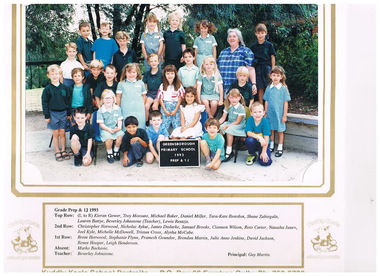 Photograph - School Photograph - Digital Image, Greensborough Primary School, Greensborough Primary School Gr2062 1993 Prep and Grade 1J, 1993_