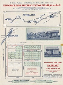 Advertising Leaflet, Grace Park Electric Station Estate, Watsonia [2], 21/06/1924