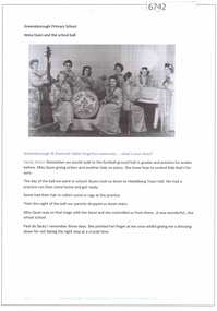 Article and Photograph, Greensborough Primary School - Alma Quon and the School Ball, 2016_