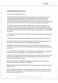 Article and Photograph, Hurstbridge Railway Line, 2016_
