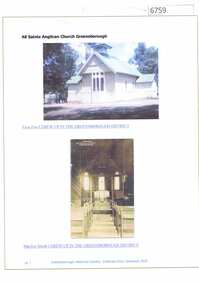 Article and Photograph, All Saints' Anglican Church Greensborough, 2018_