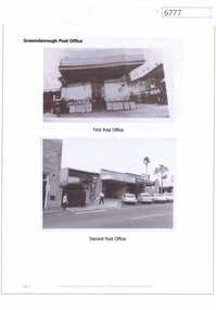 Article and Photograph, Greensborough Post Office, 2016_