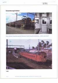 Article and Photograph, Greensborough Station, 2016_