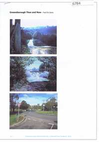 Article and Photograph, Greensborough then and now, 2016_