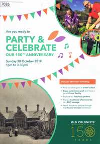 Pamphlet, Leith Park Celebration Day 2019 program, 20/10/2019