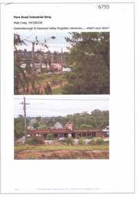 Article and Photograph, Para Road industrial strip, 2017_