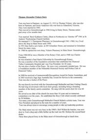 Article, Tom Vickers story, 2010_