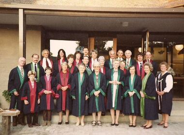 Photograph - Digital Image, Tom Vickers in choir, 1980s