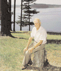 Photograph - Digital Image, Tom Vickers at the beach, 1985_
