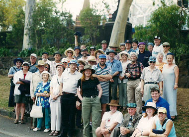 Photograph - Digital Image, Tom Vickers in group outing, 1990s