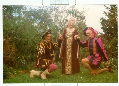 Photograph - Digital Image, Tom Vickers with Stan and Jessie Angus, 1980s