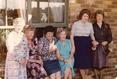 Photograph - Digital Image, Beryl Vickers in group, 1980s