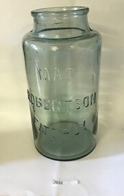 Glass Jar, Mac Robertson lolly jar, 1940s