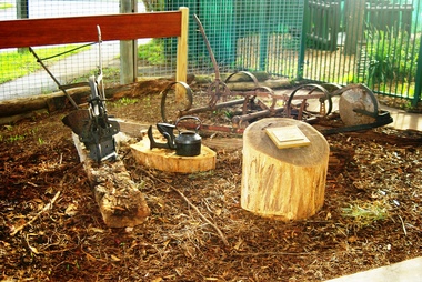 Photograph (Framed), Partington Family farm implements at GHS, 27/10/2013