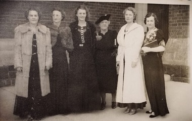 Photograph - Digital Image, Amy Clayton and daughters, 1930s