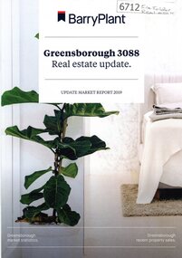 Booklet, Barry Plant Greensborough 3088 Real estate update 2019, 2019_