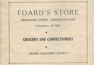 Advertisement - Digital Image, Foard's Store 1954, 1954