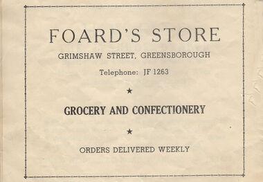 Advertisement - Digital Image, Foard's Store 1954, 1954